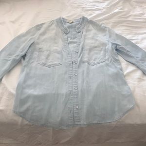 XS chambray shirt from Anthropologie